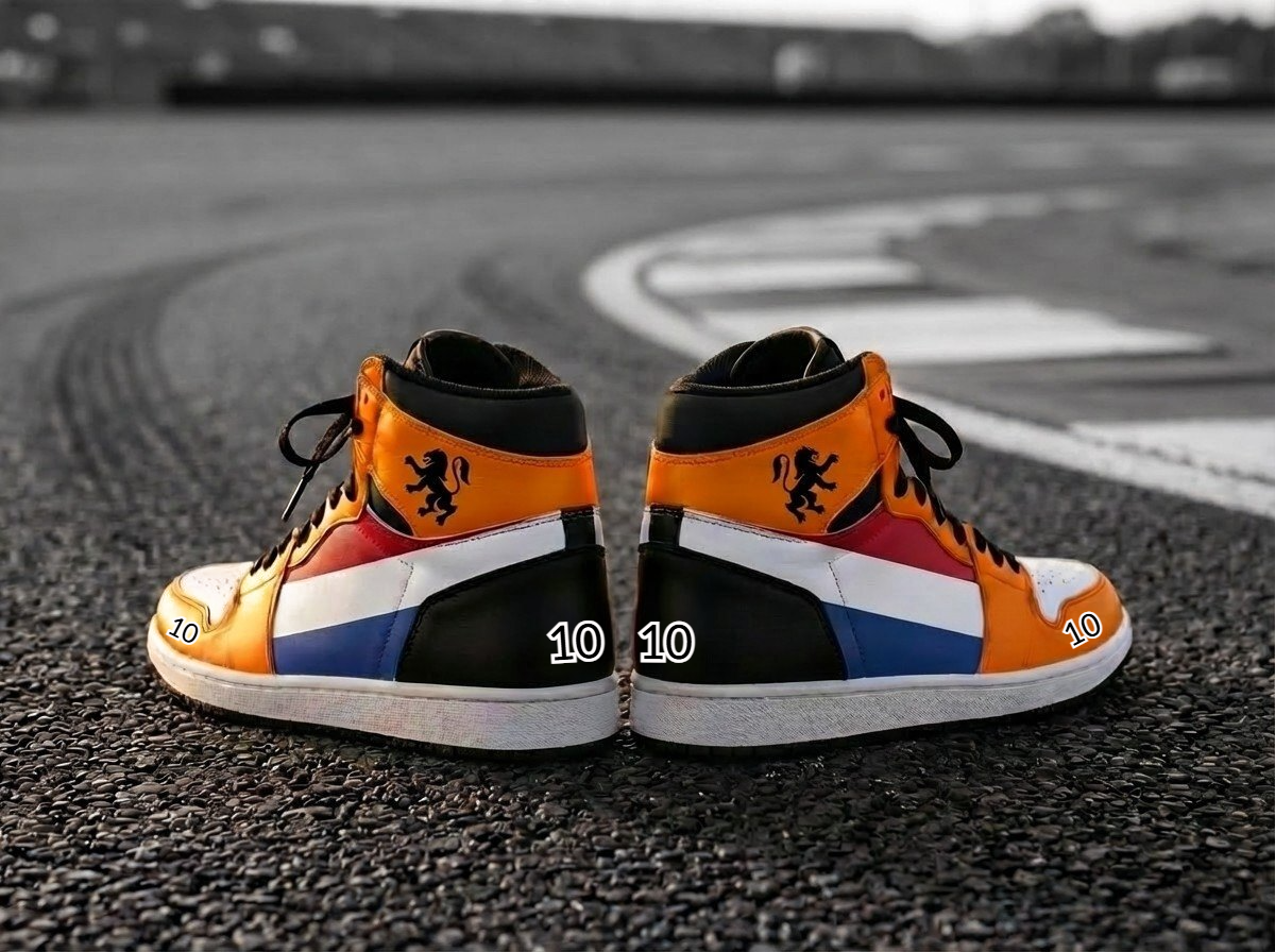 De Stoerste Koningsdag, Racing EK & WK Custom Oranje Sneakers | Dutch Lion Flag 🔥
