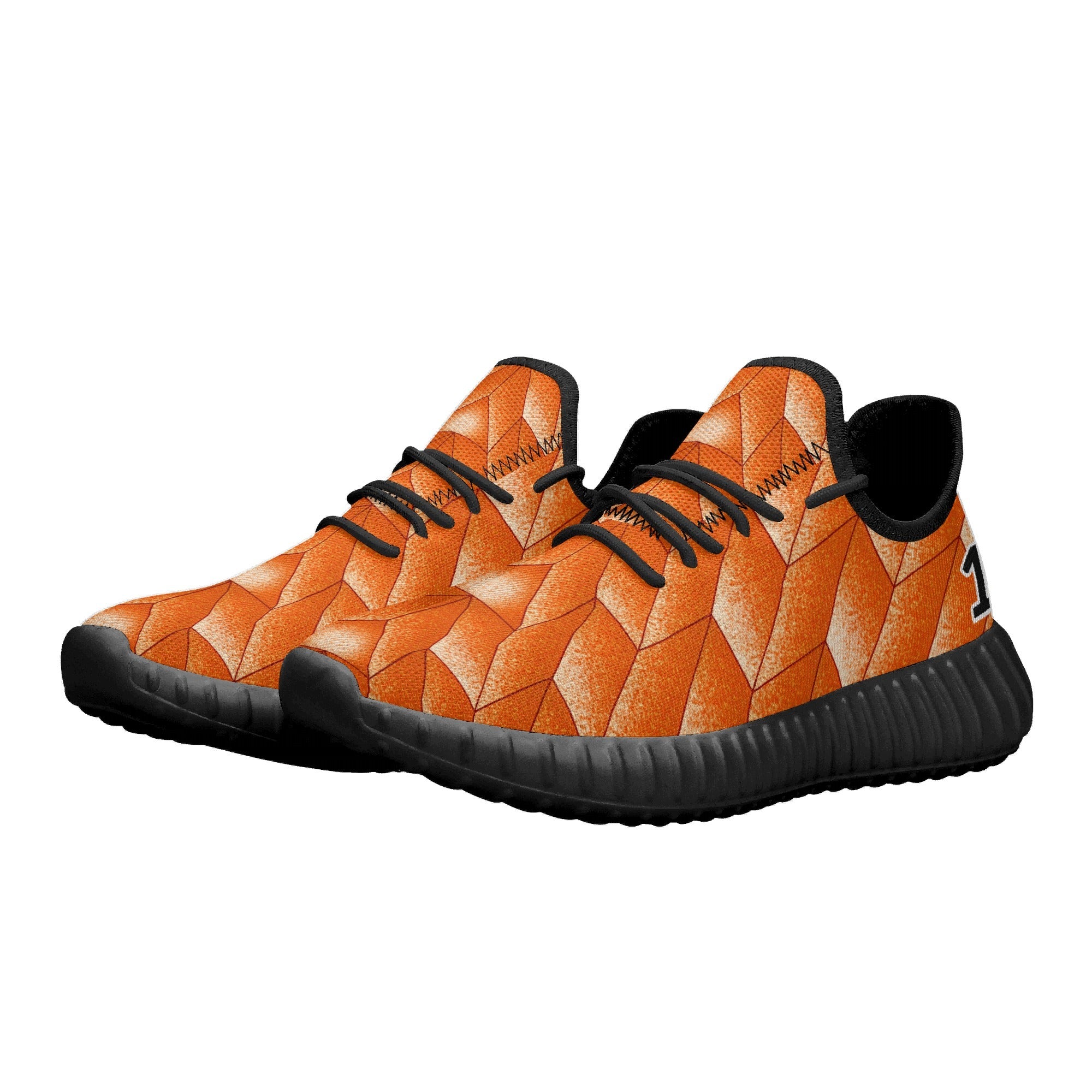Vintage Legend Sneakers | Custom Oranje Kicks