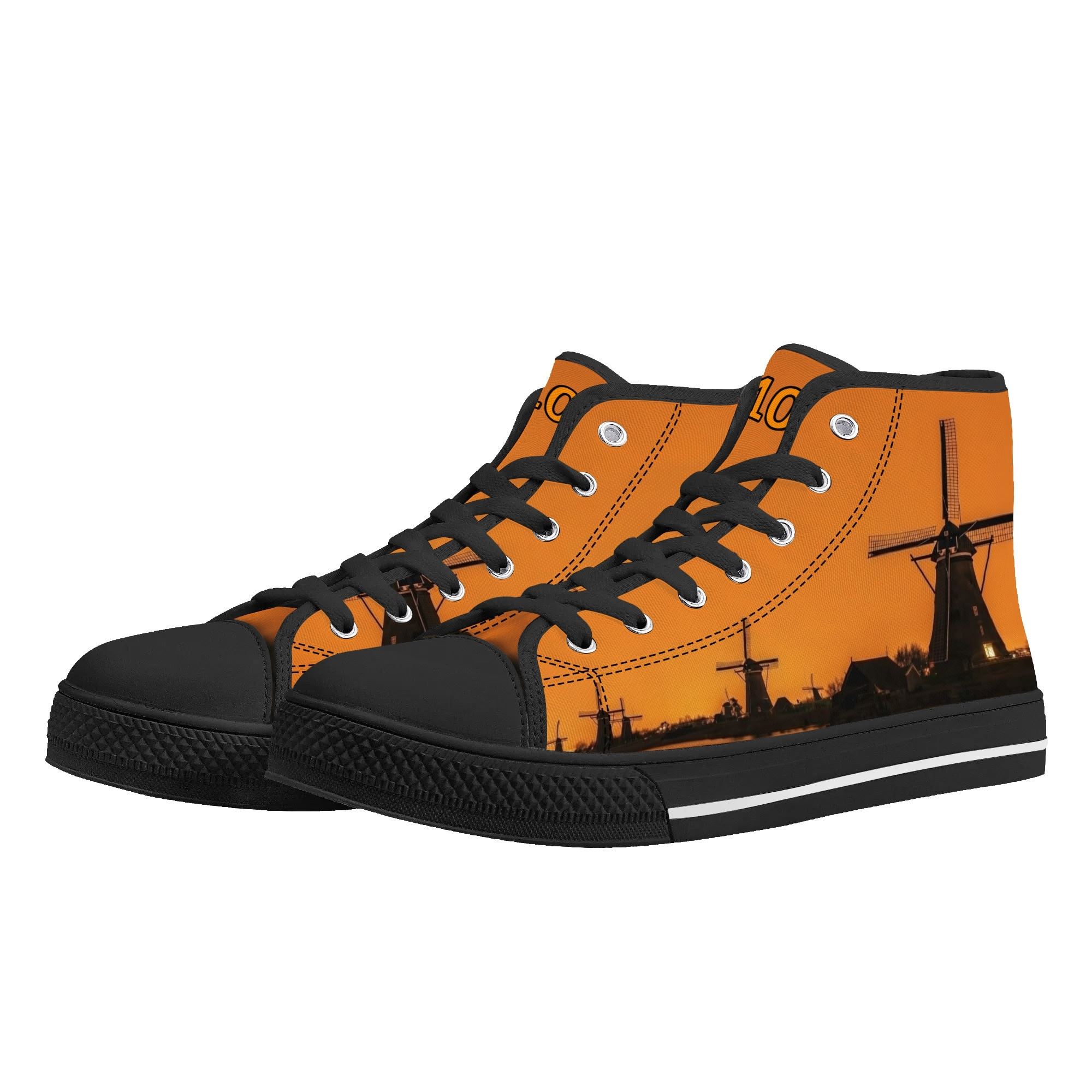 Old Skool Molen Custom Oranje Sneakers | WK, EK, Koningsdag en Racing READY
