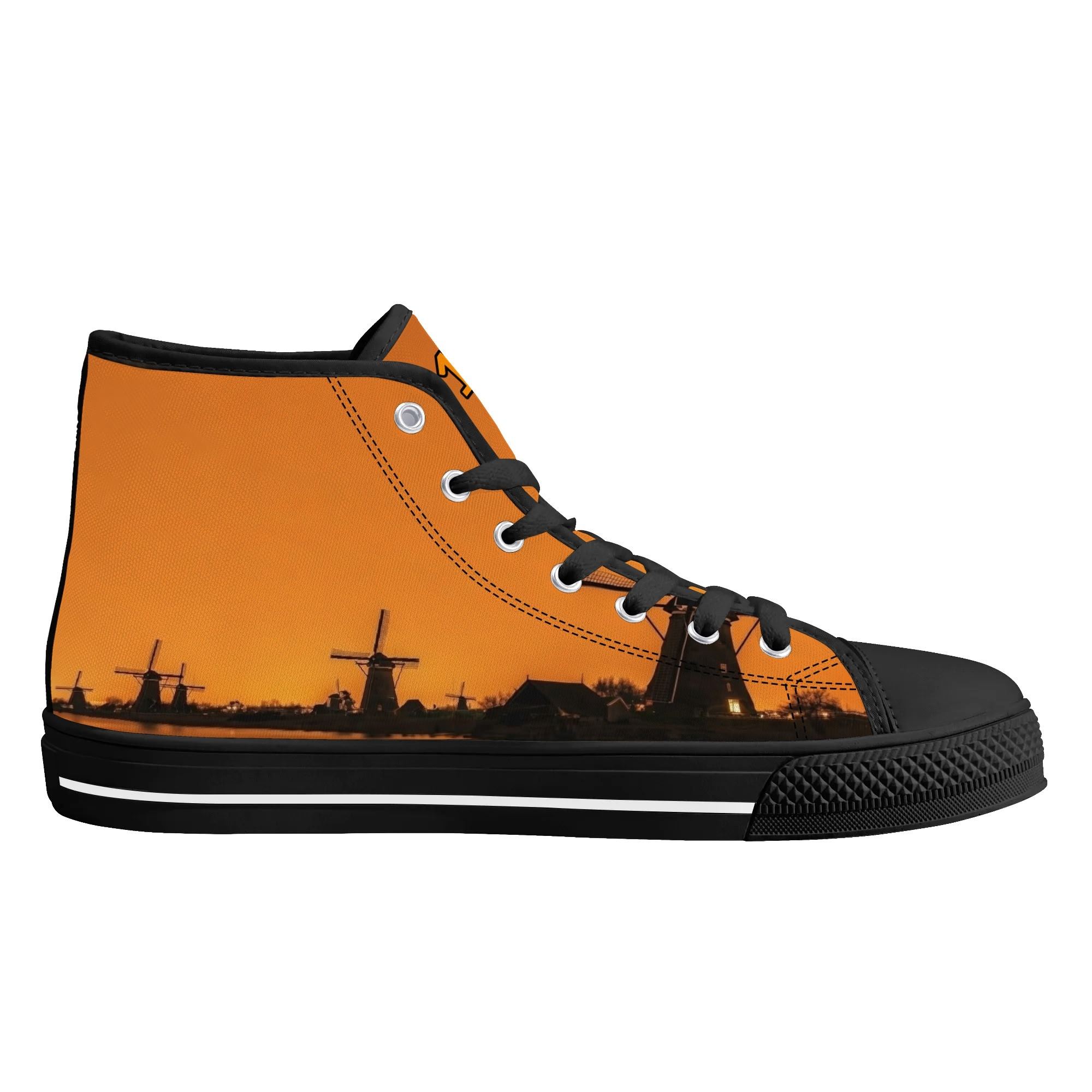 Old Skool Molen Custom Oranje Sneakers | WK, EK, Koningsdag en Racing READY