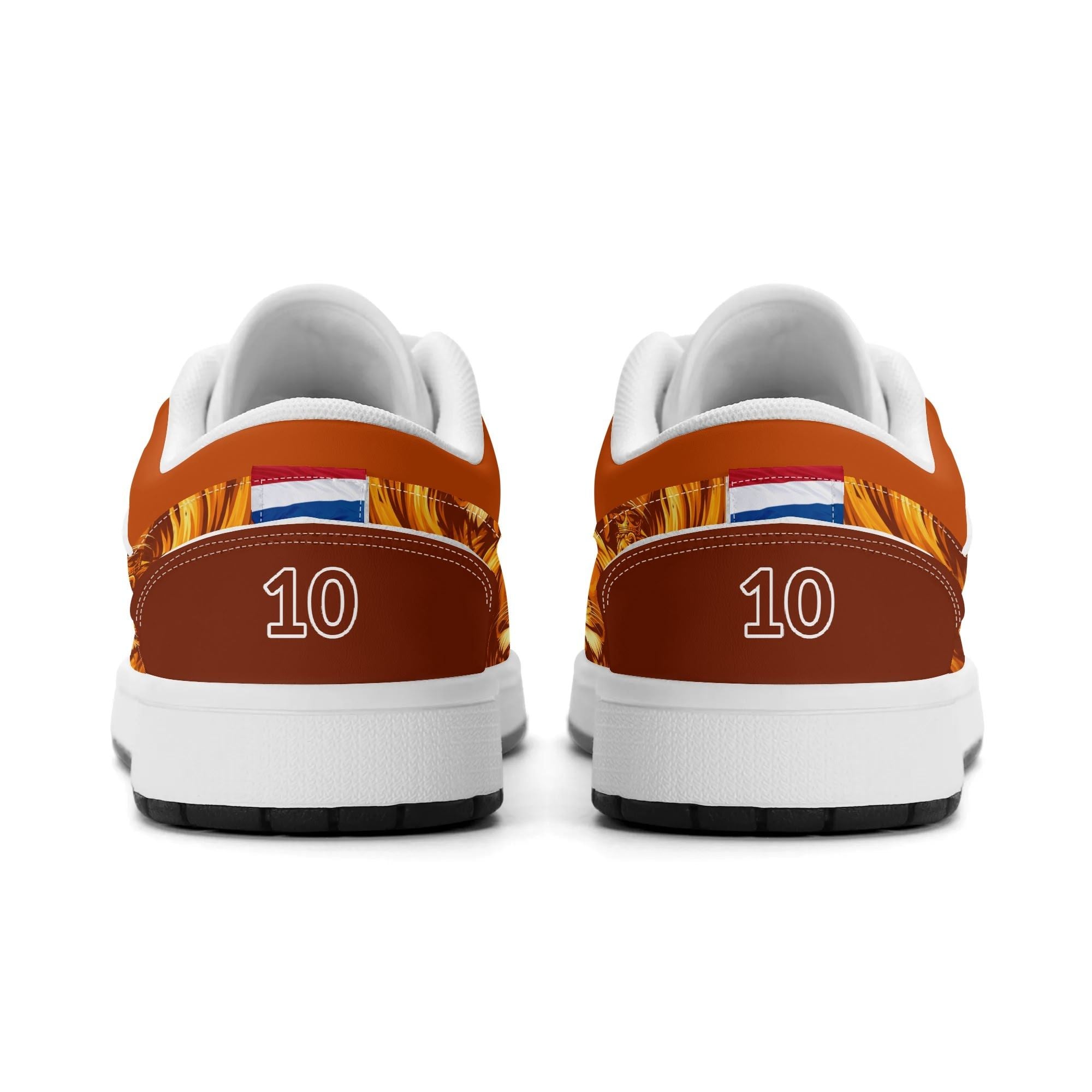 Lions Crown Custom Oranje Sneakers | WK, EK, Koningsdag en Racing Kicks