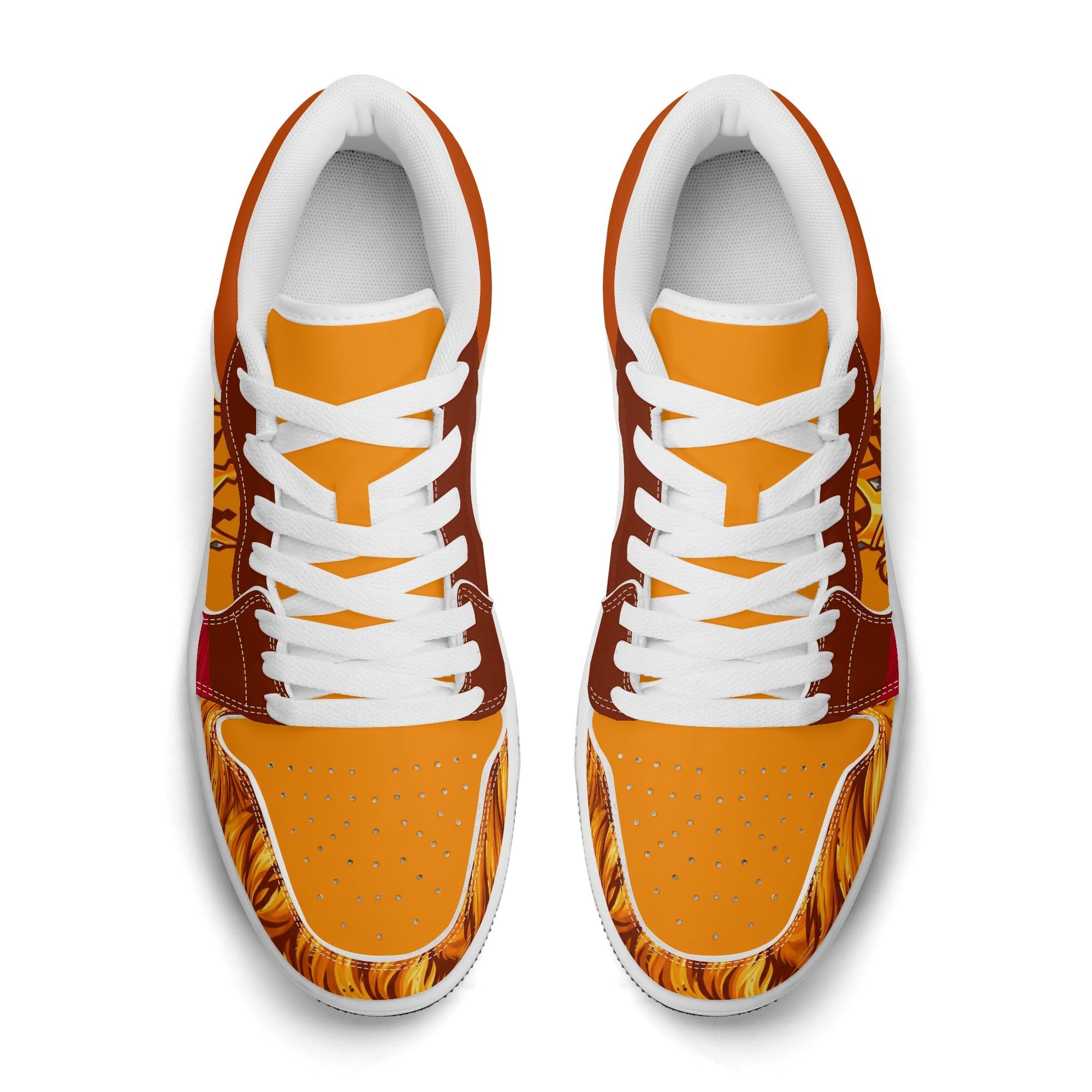 Lions Crown Custom Oranje Sneakers | WK, EK, Koningsdag en Racing Kicks