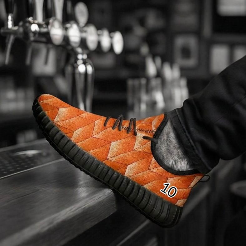 Vintage Legend Sneakers | Custom Oranje Kicks