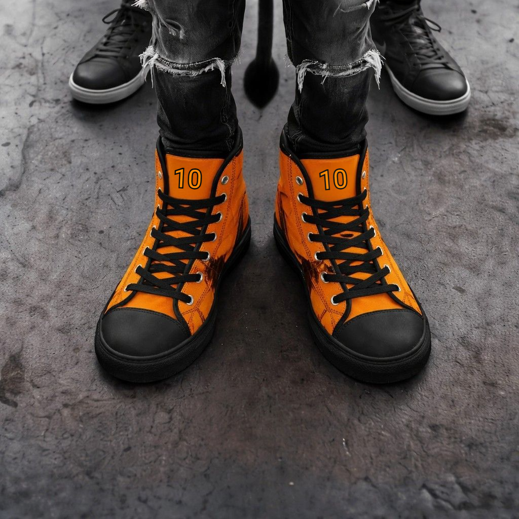 Old Skool Molen Custom Oranje Sneakers | WK, EK, Koningsdag en Racing READY